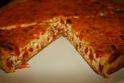 Quiche au chorizo